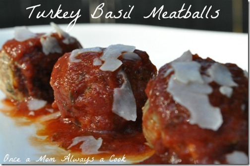 Turkey Basil Meatballs