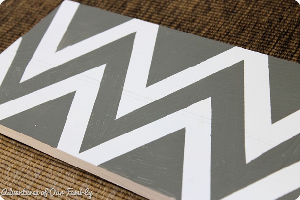 white and grey chevron seat white and grey chevron seat