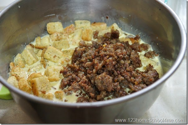 add croutons to your breakfast casserole add croutons to your breakfast casserole