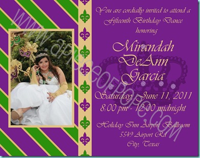 Mardi Gras Reception