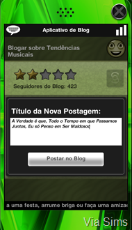 postar no blog