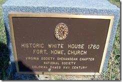 Stone and Bronze marker next to Civil War Trail marker