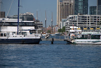 Queens Quay, Toronto, May 2010: View of the harbour