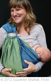 'Breastfeeding in a Hugabub Traditional Ring Sling' photo (c) 2012, Suzanne Shahar - license: http://creativecommons.org/licenses/by-nd/2.0/