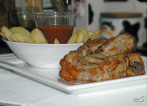 Costillas en salsa barbacoa otra