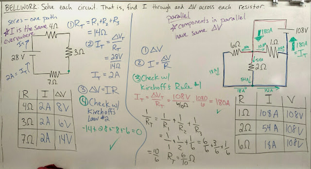 Volkening's Physics Classes: Series and Parallel Circuits