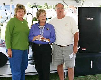 Joe &amp; Voncile with Grand Champion Trophy - Maggie Valley, NC 2006