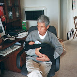 Kai with his grandfather, Tony Kai with his grandfather, Tony
