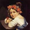 Орест Кипренский Девочка в маковом венке с гвоздикой в руке (Мариучча). 1819 г.jpg