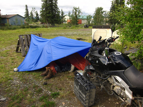 &ndash; Make Shift Rain Shelter, Not Bad Eh?