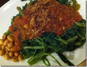 Aneka Sayuran Sambal Kangkung