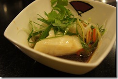 steamed sea bass