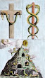 Flamel Hieroglyphic Figures 2 From Des Beruhmten Philosophi Nicolai Flamelli Chymische Werke 1751