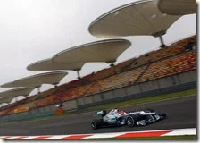 Schumacher nelle prove libere del gran premio della Cina 2012