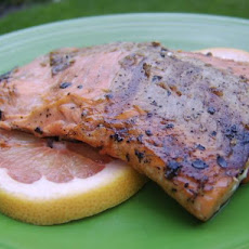 Grilled Balsamic and Grapefruit Glazed Salmon