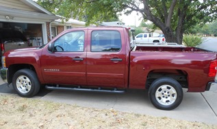 2013 Silverado red