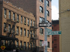 The end of the High Line is at Gansevoort Street and Little West 12th Street.