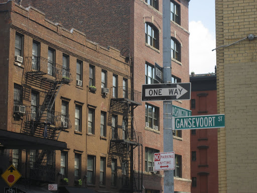 The end of the High Line is at Gansevoort Street and Little West 12th Street.
