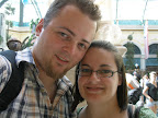 Me and Christina at the Bellagio Conservatory and Botanical Garden.