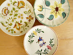 From their mix 'n' match tableware, here are a few that Jen and Josh collected.