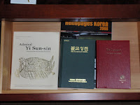 They have Gideons in Korea, but they ALSO have Buddhist Gideons and Yi Sun-sin groupies.