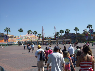Leaving California Adventure.  Back to Disneyland