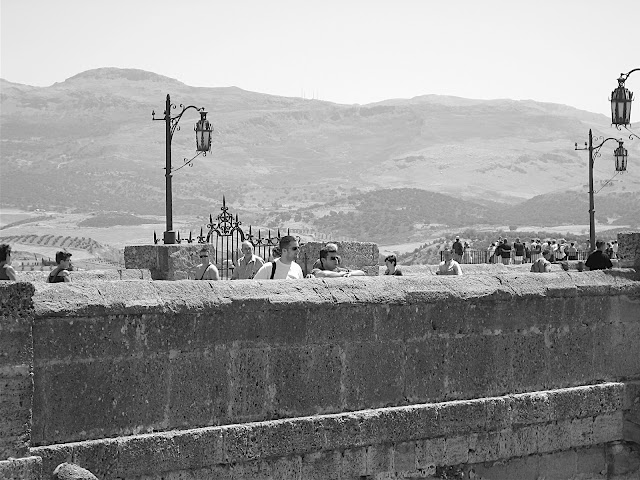 Myself and Simon on the Puente Nuevo in Ronda.