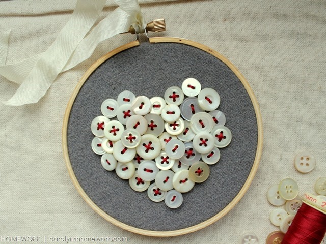 Vintage Button Heart  (9)[9]