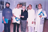 With Satish Gujral and Ram Sutar