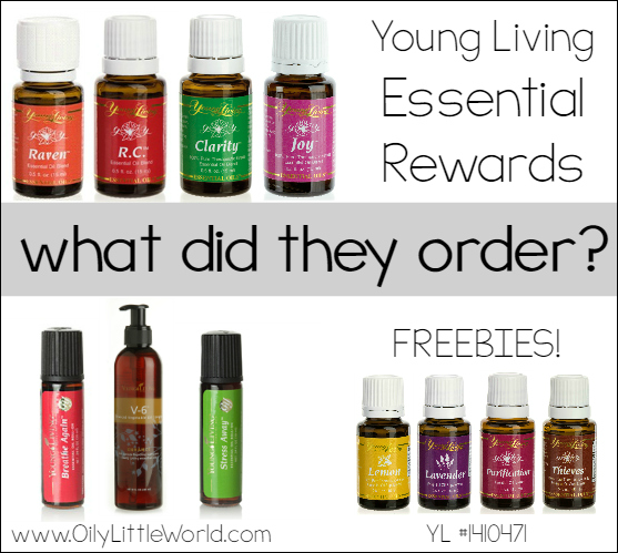 Young Living Essential Rewards Order Month 1