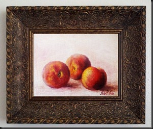 peaches framed