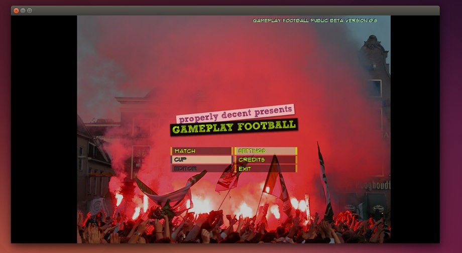 Gameplay Football in Ubuntu