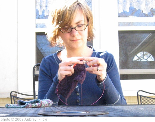 'Knitting outside' photo (c) 2008, Aubrey - license: http://creativecommons.org/licenses/by/2.0/