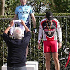 Remko Kramer manager from the Trek – Marco Polo Cycling Team at the podium after winning the World Championships for medical professions in Riemst Herderen, Belgium. (Photo: Jelle van Groezen)