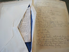 On the inside binding of Lenna and Margaret's cookbook, there were tons of recipes clipped from newspapers and magazines from over the years, in addition to handwritten recipes and notations.