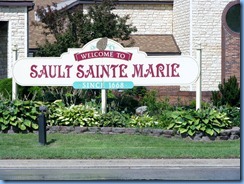 4885 Michigan - Sault Sainte Marie, MI - I-75 Business - Welcome sign 4885 Michigan - Sault Sainte Marie, MI - I-75 Business - Welcome sign