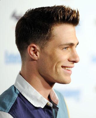 Photo of Colton Haynes tapered haircut Photo of Colton Haynes tapered haircut