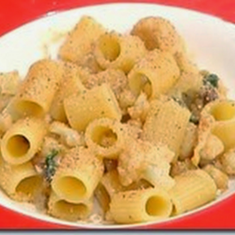 Pasta con broccoli in tegame