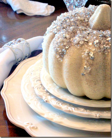 Alex photos & Bling White Pumpkin Tablescape 1582