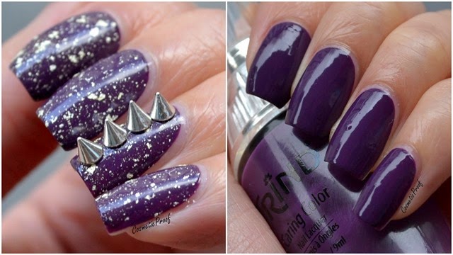 Trind | Caring Color in Calm Purple with Bonus Nail Art! | Cosmetic Proof |  Vancouver beauty, nail art and lifestyle blog