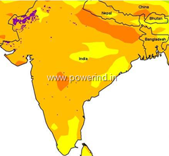 India Solar Map