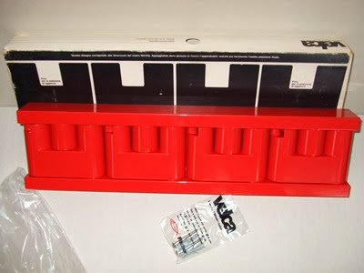 Red Velca MiniVip coat rack with packaging 5