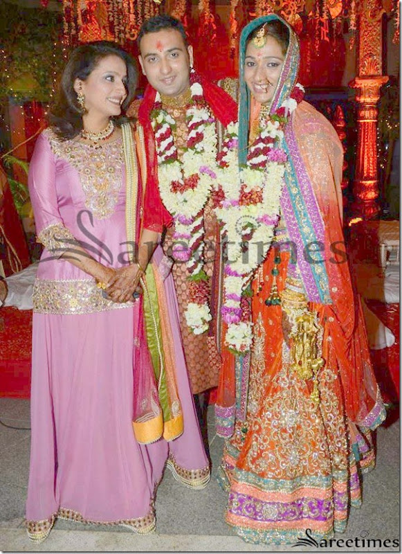 Durga_Jasraj_Avni_Marriage_Saree