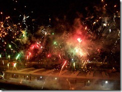 Oriana Southampton departure fireworks