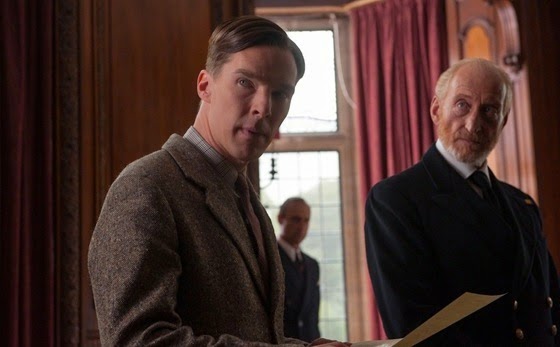 benedict Cumberbatch and Charles Dance in The Imitation Game