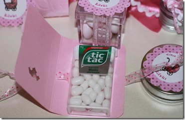 tic tac chá de bebê tic tac chá de bebê