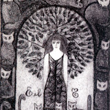 Ex-libris de Małgorzata Gazińska 2001; C3 C5/eau-forte, aquatinte; 87 x 129 mm