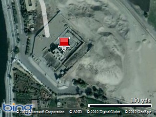 Temple of Kom Ombo on map 