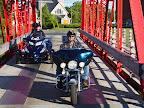 Driving across the Thessalon bridge