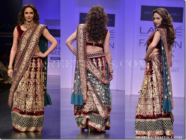 Shyamal_Bhumika_Esha_Deol_Saree